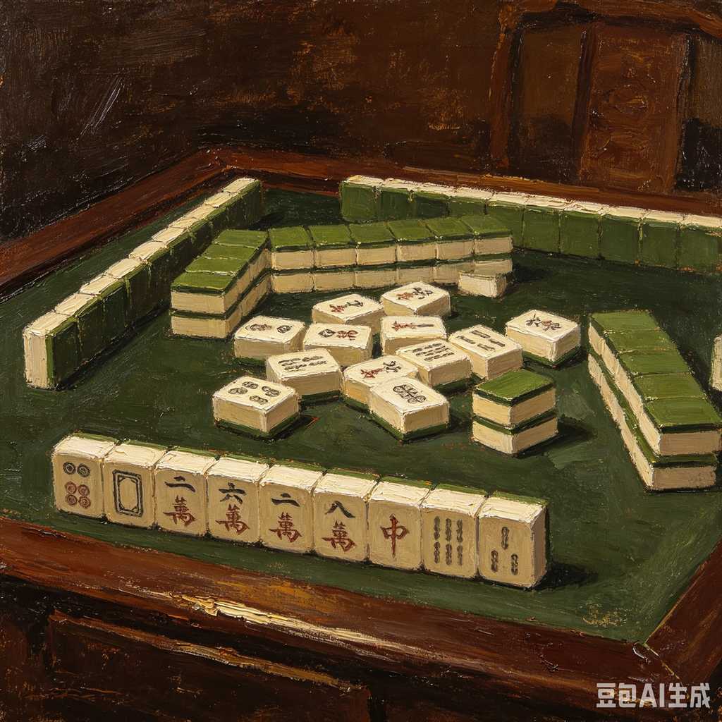 deep engrave mahjong tiles