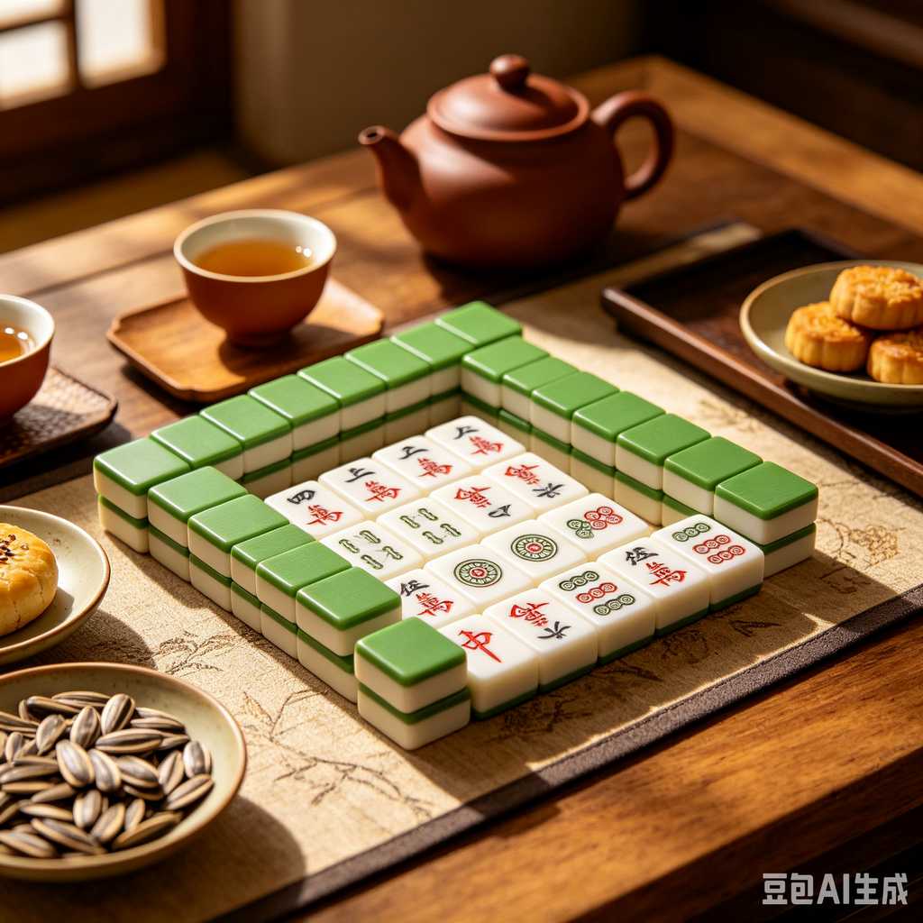 color box mahjong set packing