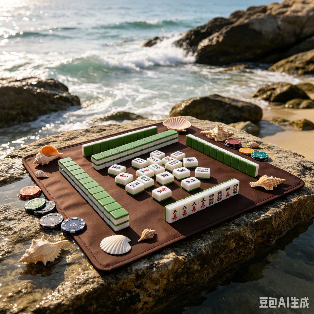 small mahjong mat portable